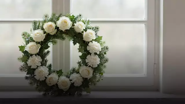 Венки из живых цветов на похороны: советы флориста