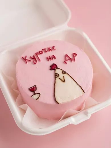 Бенто-торт "Курочка" 400г. - шоколад