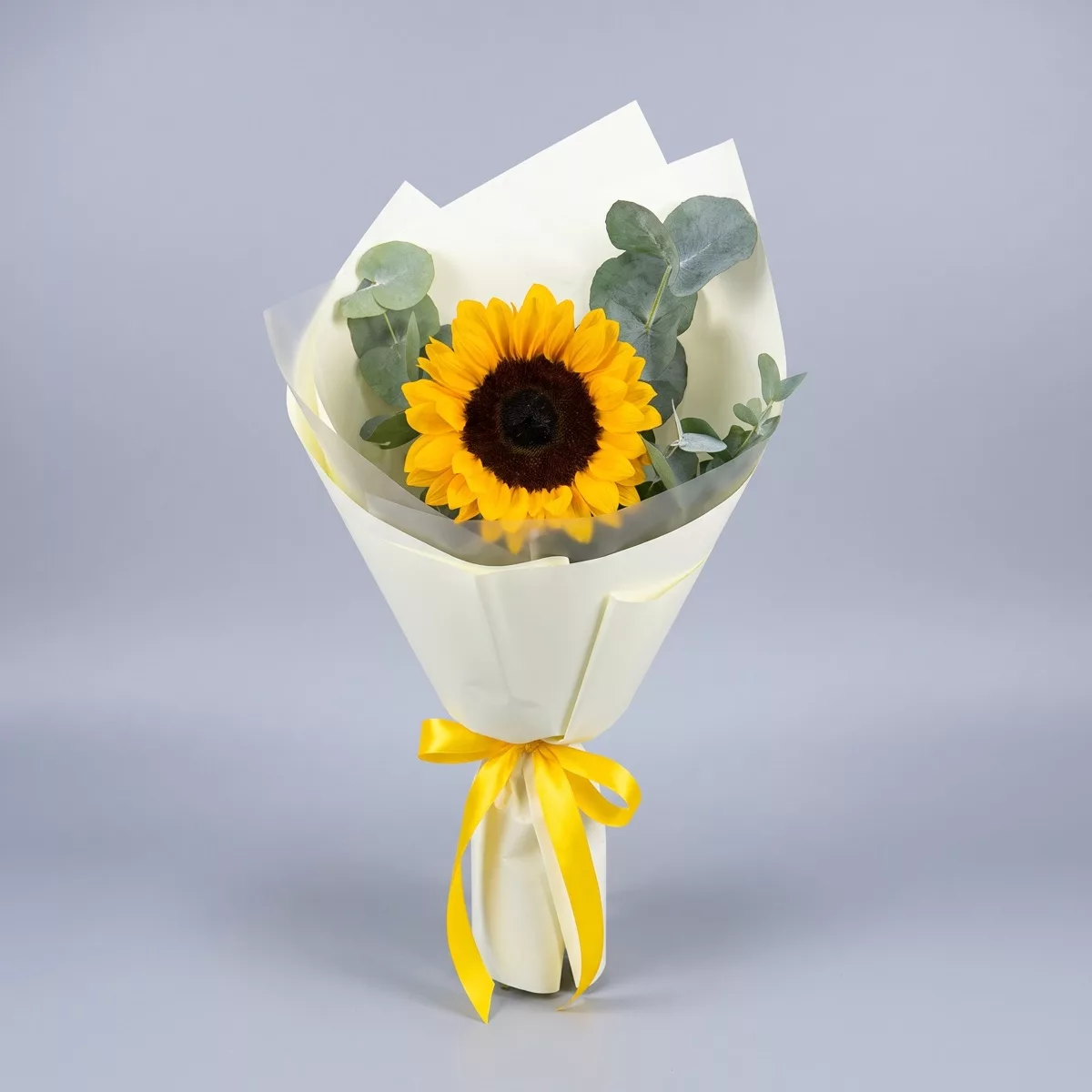 Bouquet of 1 yellow sunflowers
