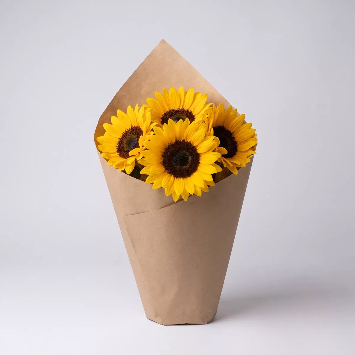 Bouquet of 5 sunflowers mix