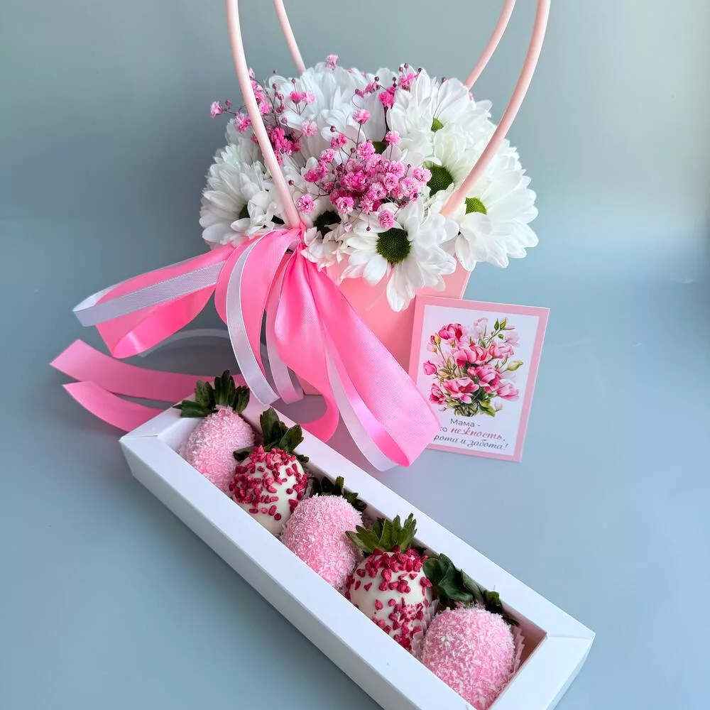 Set of in chocolate and